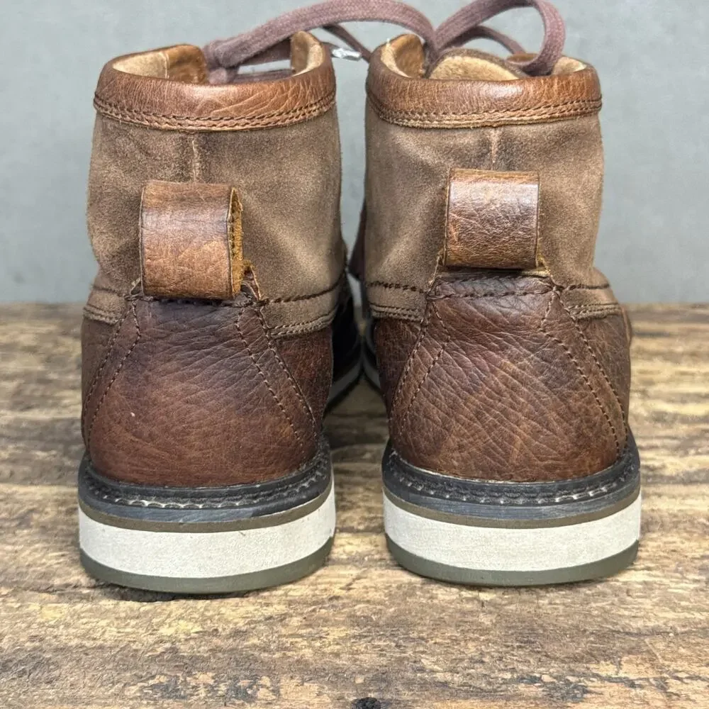 Ariat Men's Foothill Brown Lookout Leather Suede Moc Toe Chukka Boots Size 10D